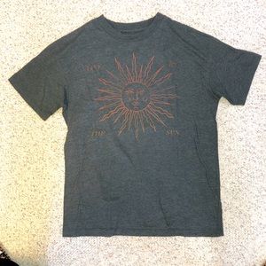 AEO Oversized LIVE BY THE SUN tarot astrology tee shirt